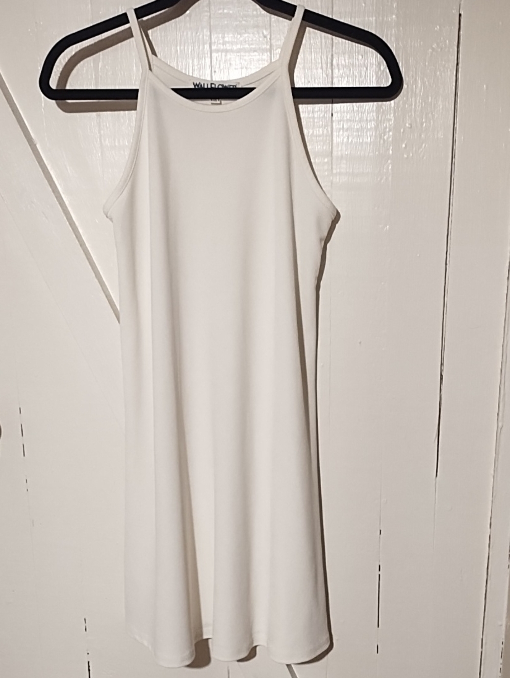 Wallflower White Halter Mini Dress Very Nice Size Small.